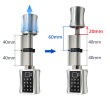 Remote cylinder lock vG-BLcylinder 1 Silver - 2